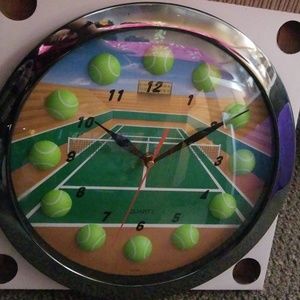 Tennis Wall Clock